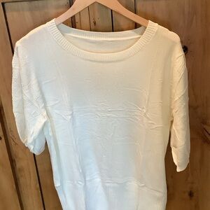 Cream Women's Top new